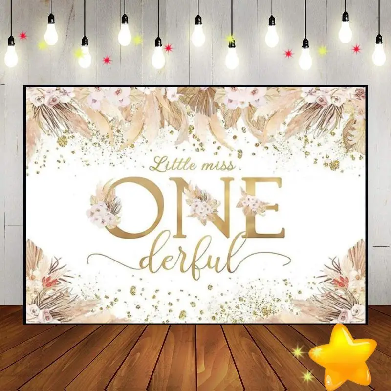 Фон для украшения с 1-м днем рождения