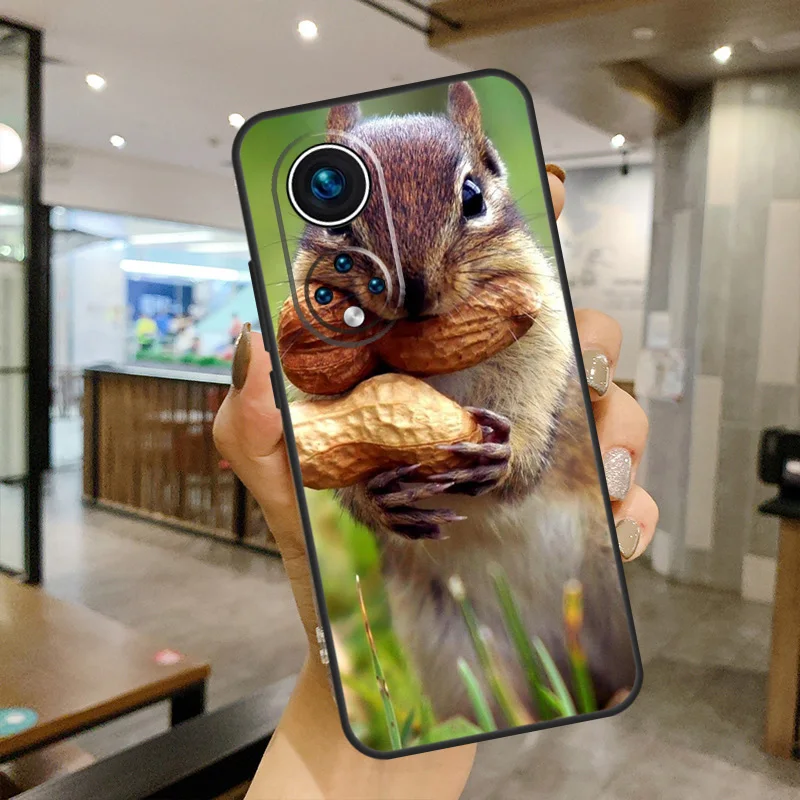 Чехол-накладка с белкой для Huawei Honor 50 Lite 8X 9X 10i Nova 5T 9 P Smart 2021 P20 P40 P30 Pro |
