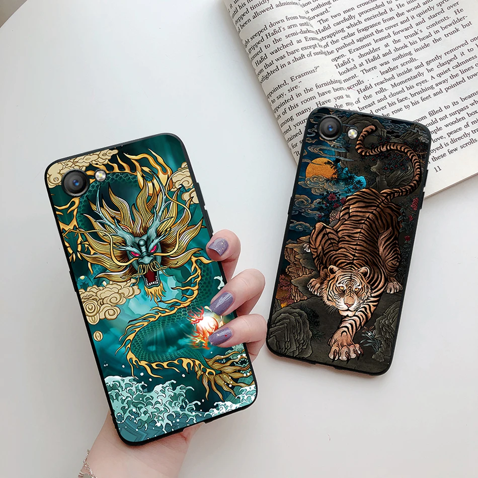 For OPPO F3 Case For OPPO F1s A1601 Phone Cover Fashion Dragon Snake Painted Shockproof Bumper For OPPO F 3 OPPOF1s Matte Fundas images - 6