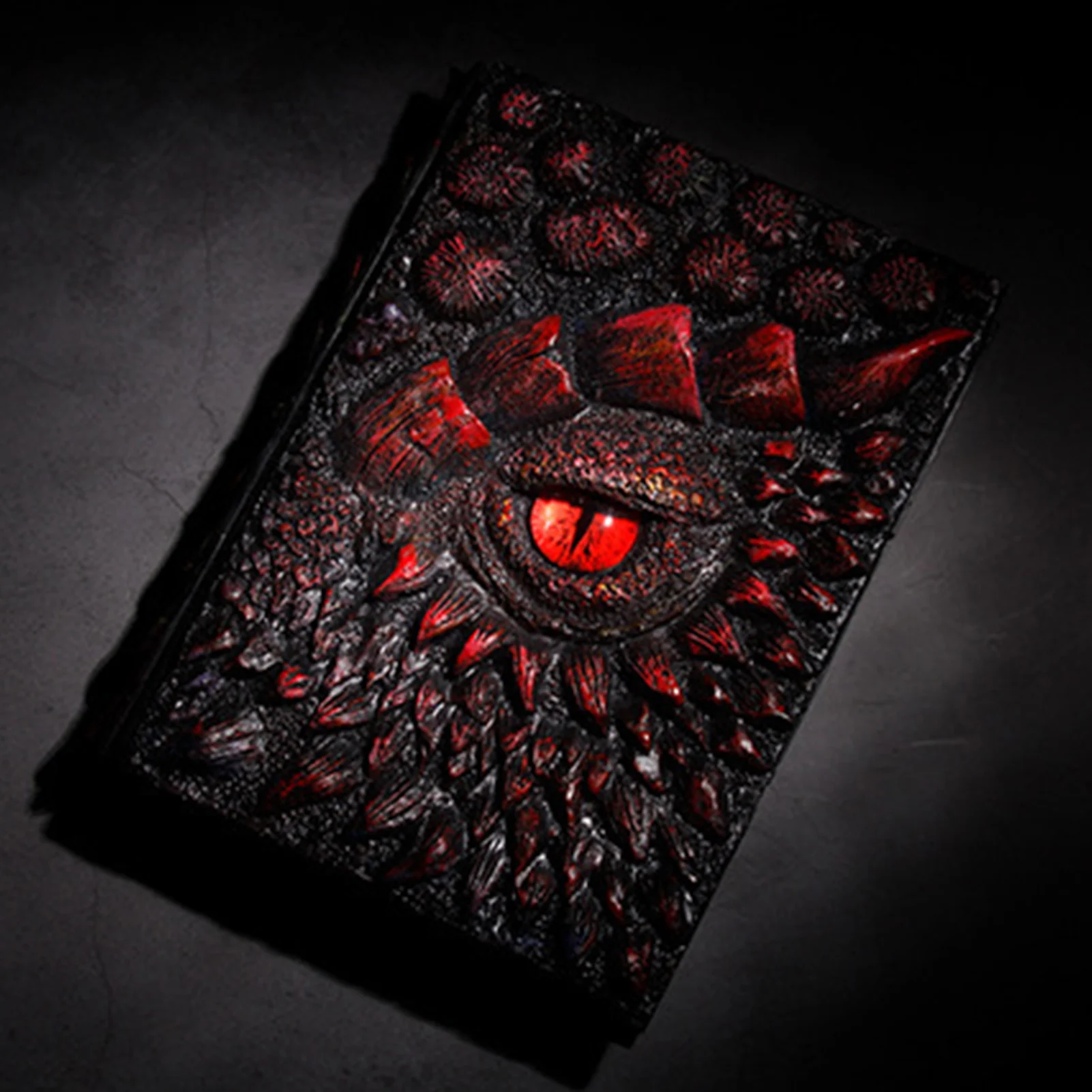 

Unique 3D Dragon Cover Notebook Handmade Magic Resin Hand Account Book 3D Dragon Relief Diary Book A5 Size High Quality