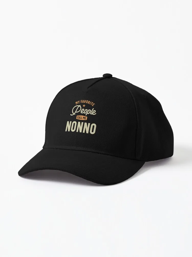 

My Favorite People Call Me Nonno Funny Dad Grandpa Cap