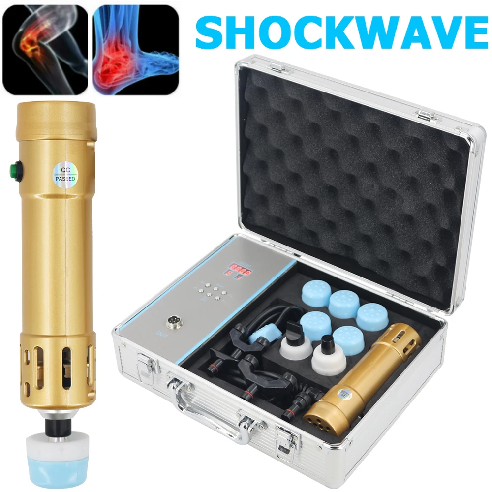 

Extracorporeal Shockwave Therapy Machine 11 Heads ED Treatment Erectile Dysfunction 2 in 1 Joint Pain Relief Chiropractic Tool