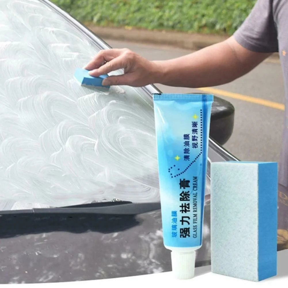 

Liquid Windshields Cleaning + Glass Sponge 1 Set Accessories Car Cleaning
