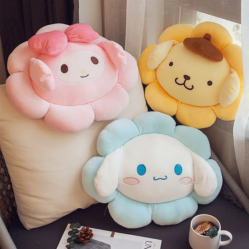 

Cute Soft Kuromied Throw Pillow Japanese Style Stuffed Anime Back Cushion Cinnamorolled Plushies Cushion Girly Room Decor Gifts