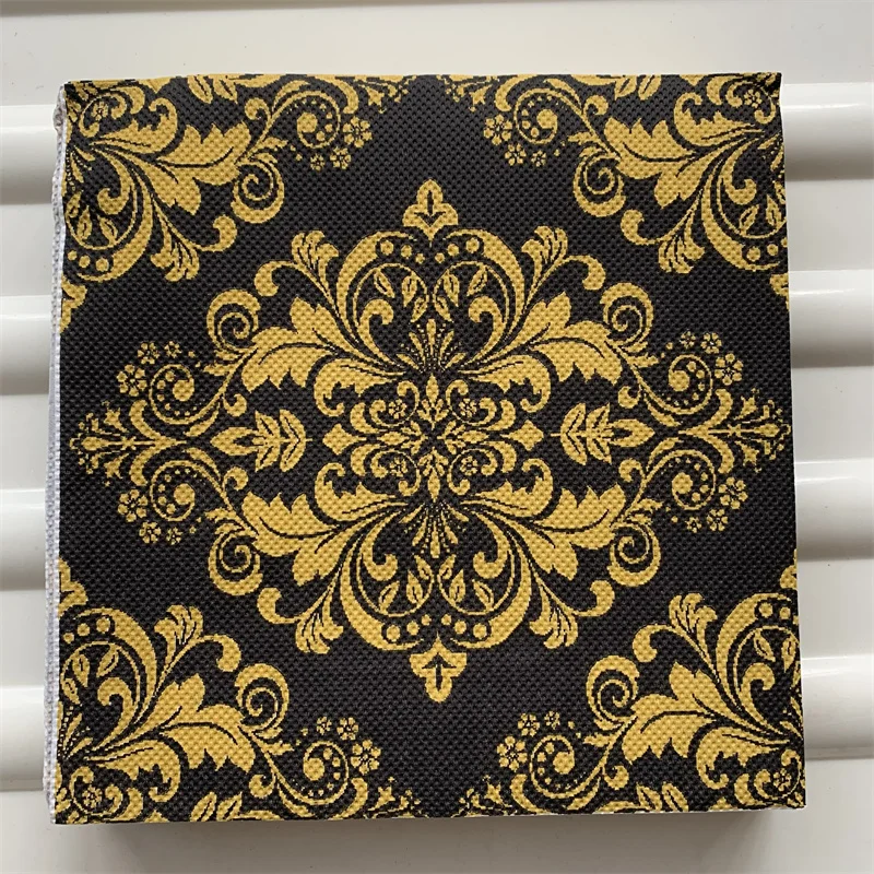 

20 vintage napkins paper tissue decoupage black white flower towel birthday wedding party home hotel decor Guardanapo serviettes