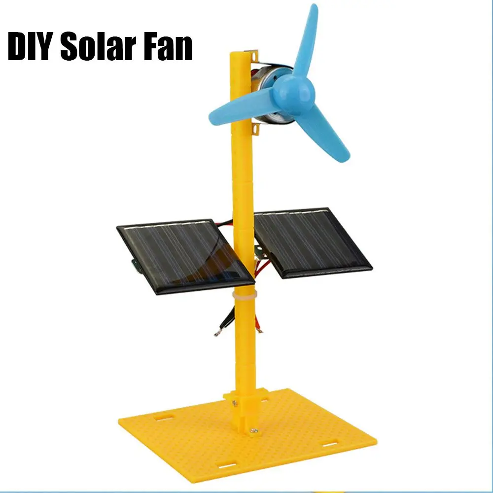 1Set DIY Solar Fan Model Science Experiment Toys For Children Physics Learning Educational Kits STEM School Projects Toy