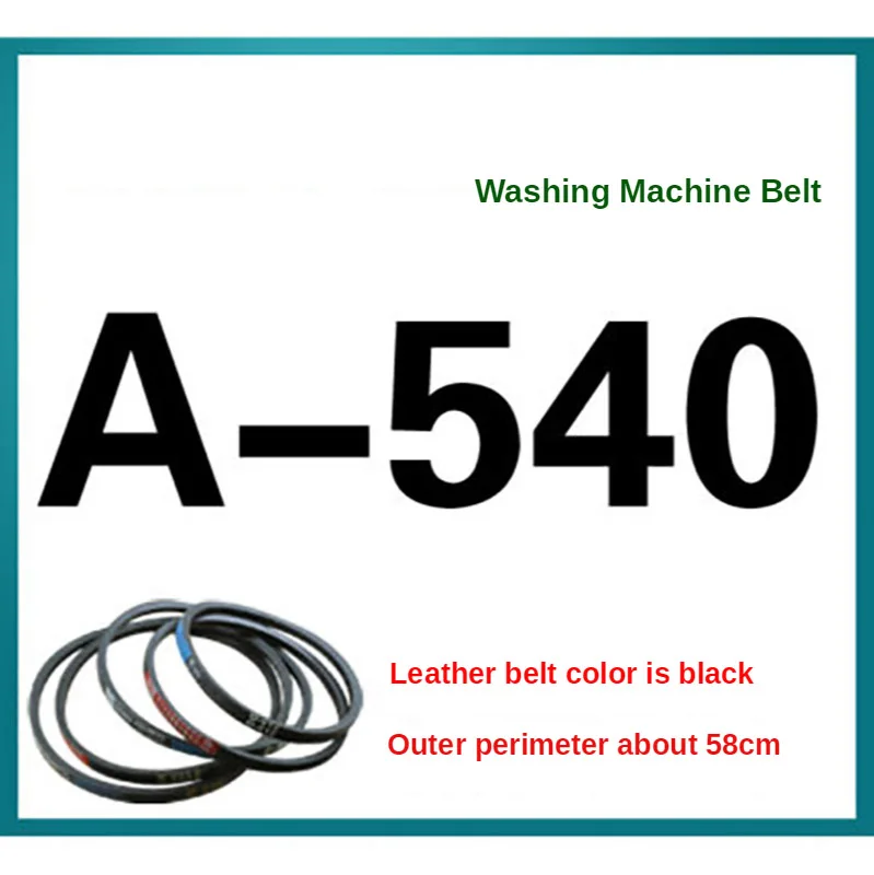 

A-540 Washing machine belt A type belt transmission belt washing machine motor belt triangle belt antistatic belt accessories
