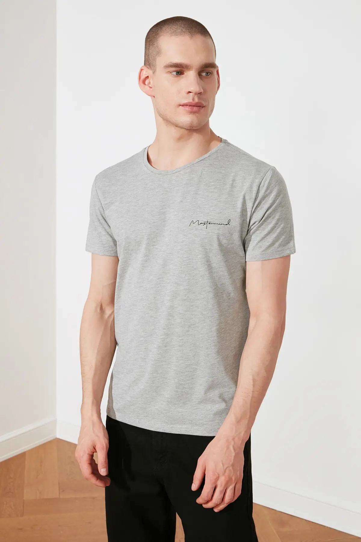 Мужская Базовая футболка Trendyol TMNSS20TS0083|Мужские футболки| |
