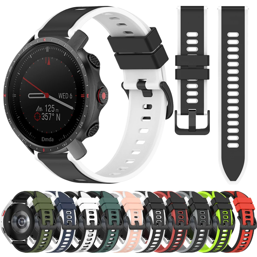 Ремешок силиконовый спортивный для POLAR IGNITE 2 сменный Браслет VANTAGE M2 M/UNITE / GRIT X 20 мм 22