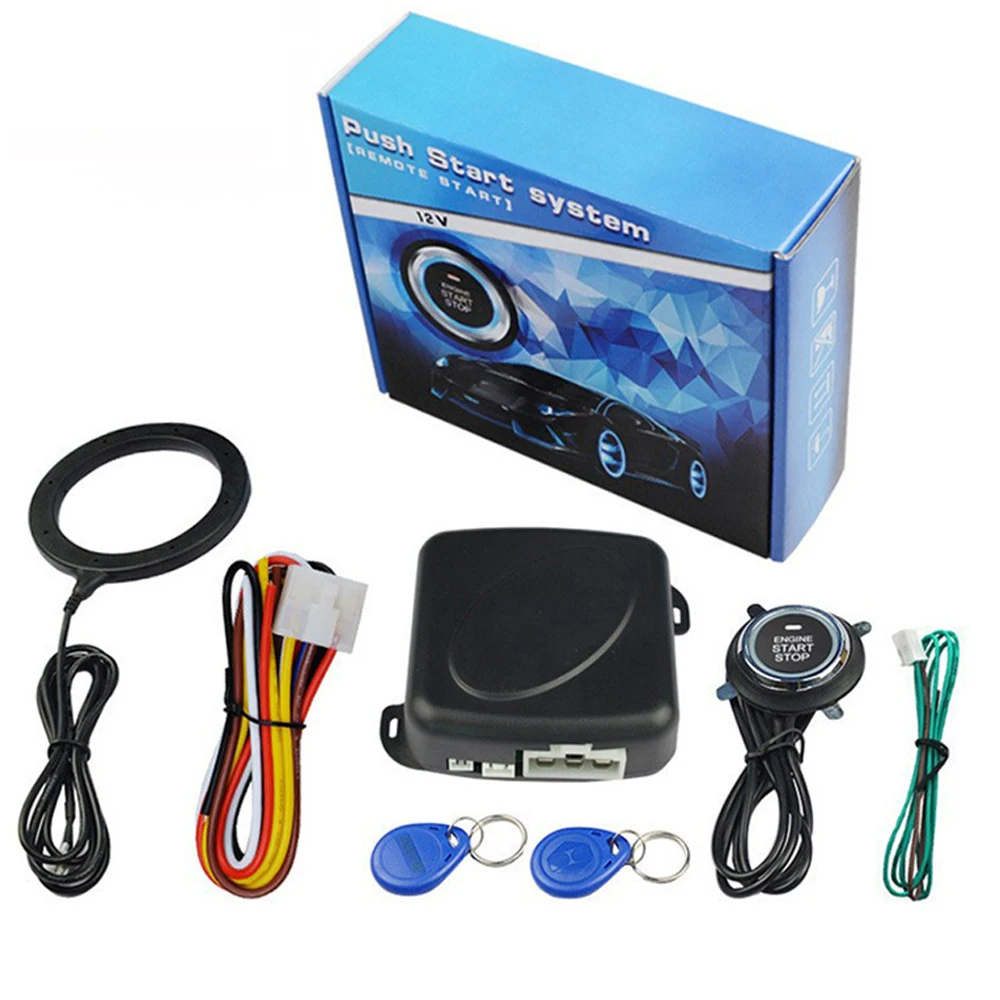 Универсальная 12 В Автомобильная Система Бесключевого Запуска, Кнопка ...