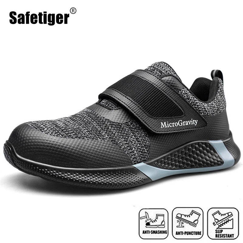 

Размеры 37-48 Водонепроницаемый безопасная обувь с Сталь носок Для мужчин дышащая рабочая обувь конструкции защитная обувь