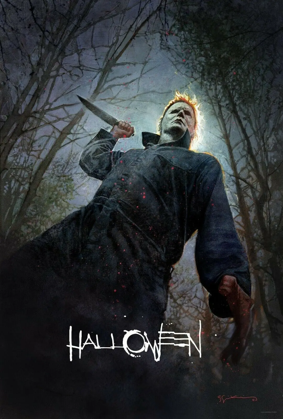 

HALLOWEEN Movie Art Picture Print Silk Poster Home Wall Decor