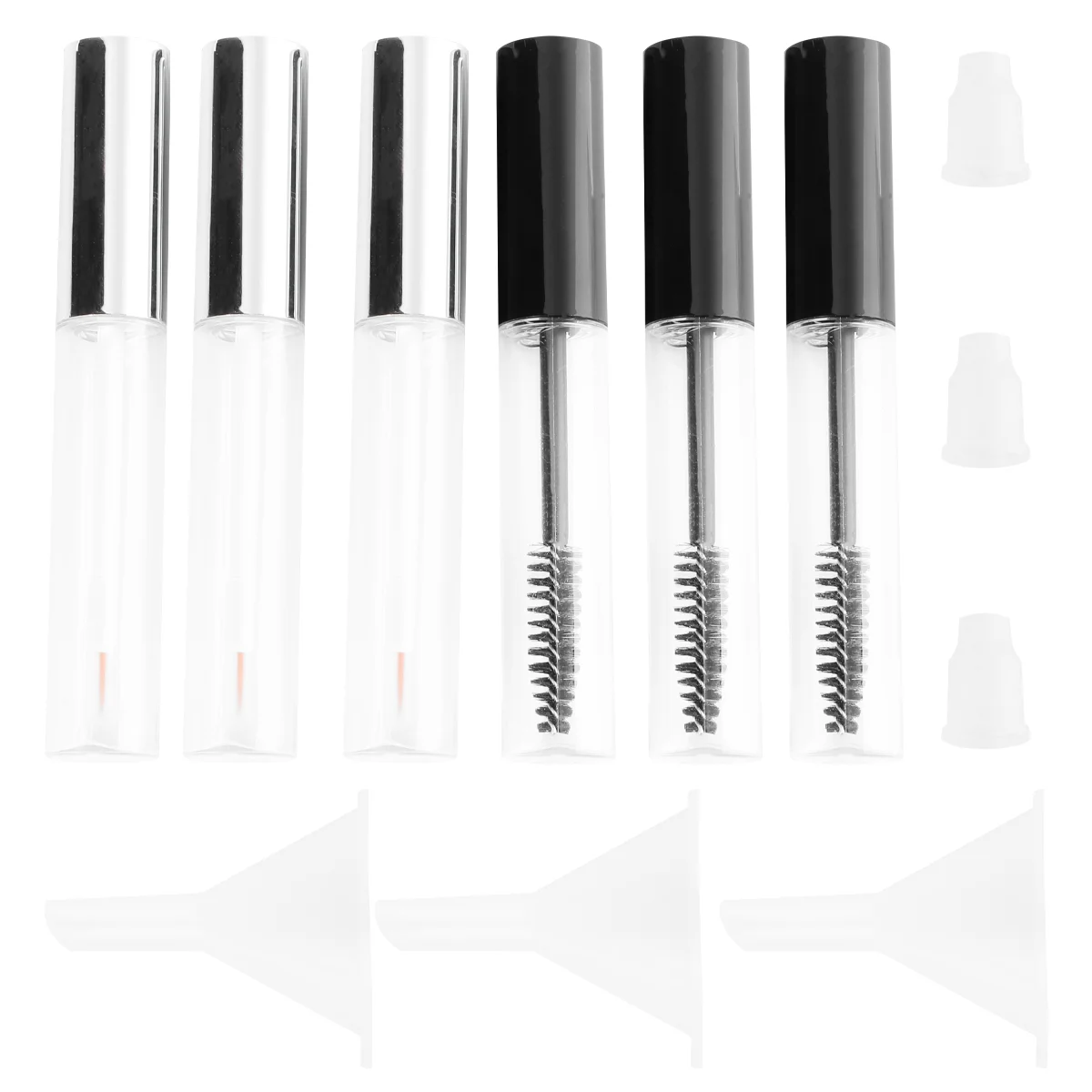

Mascara Tube Empty Eyelash Wand Oil Bottle Cream Wands Tubes Castor Bulk Eyeliner Growth Container