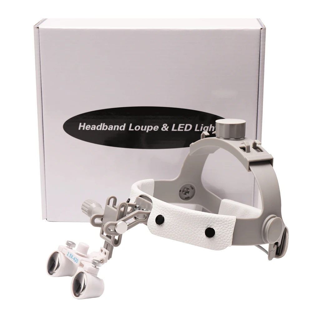

2.5x Dental loupes Handband Surgical Magnifier Surgical front lamp Led light lamps dental unit Surgery Surgery Dental Loupe