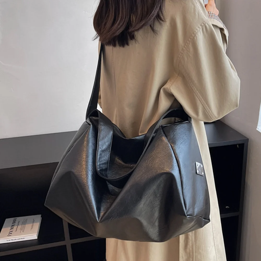 

2022 Shoulder Bags For Women Fashion Large-capacity Crossbody Bags Casual Simple Tote Handbags Vintage Shopping And Travel Bag