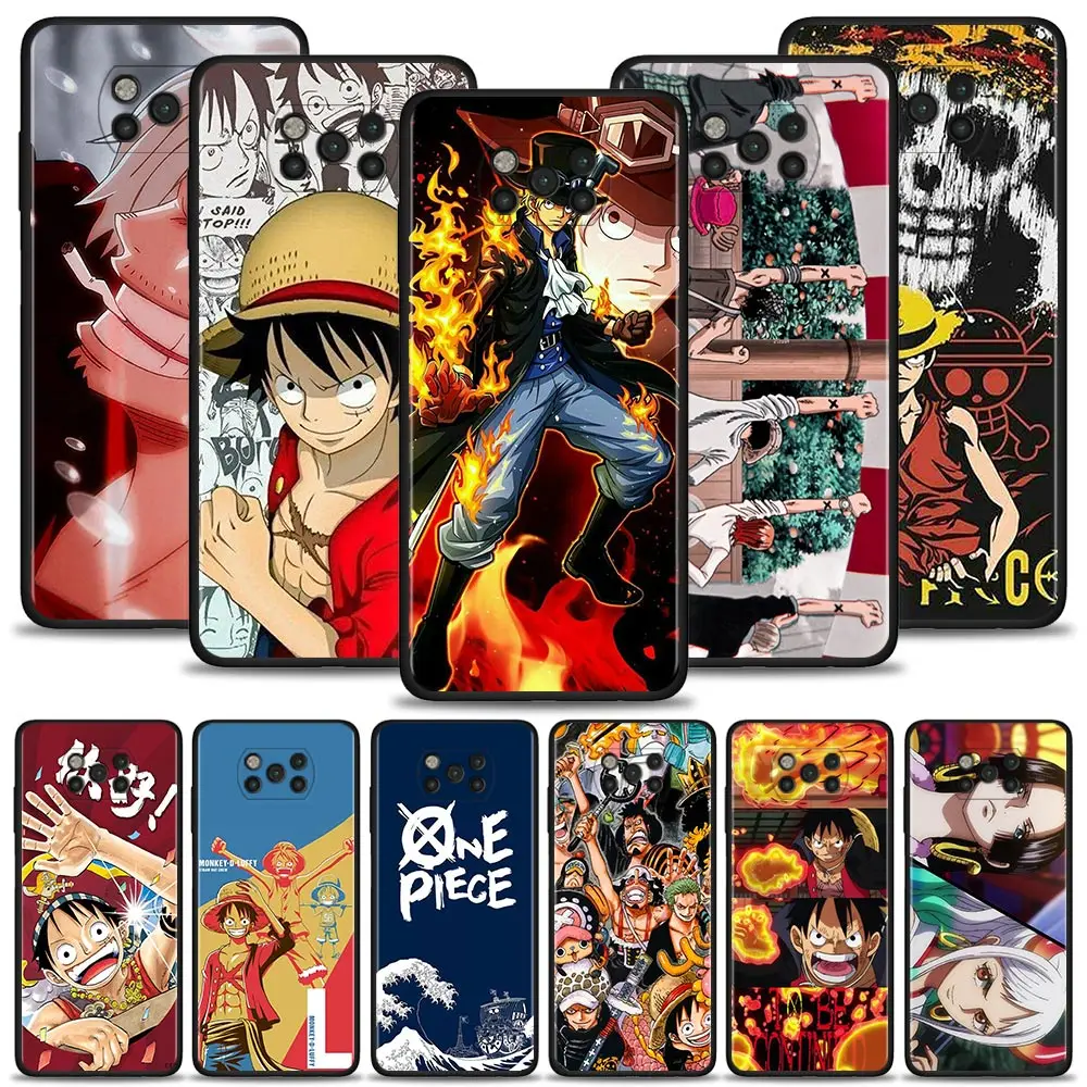 

Phone Case for Xiaomi MI 11 10T lite 11T 12 10T Pro 10 9T Note 10lite POCO X3 NFC M3 M4 Pro F1 Cover One Piece Luffy and Sabo