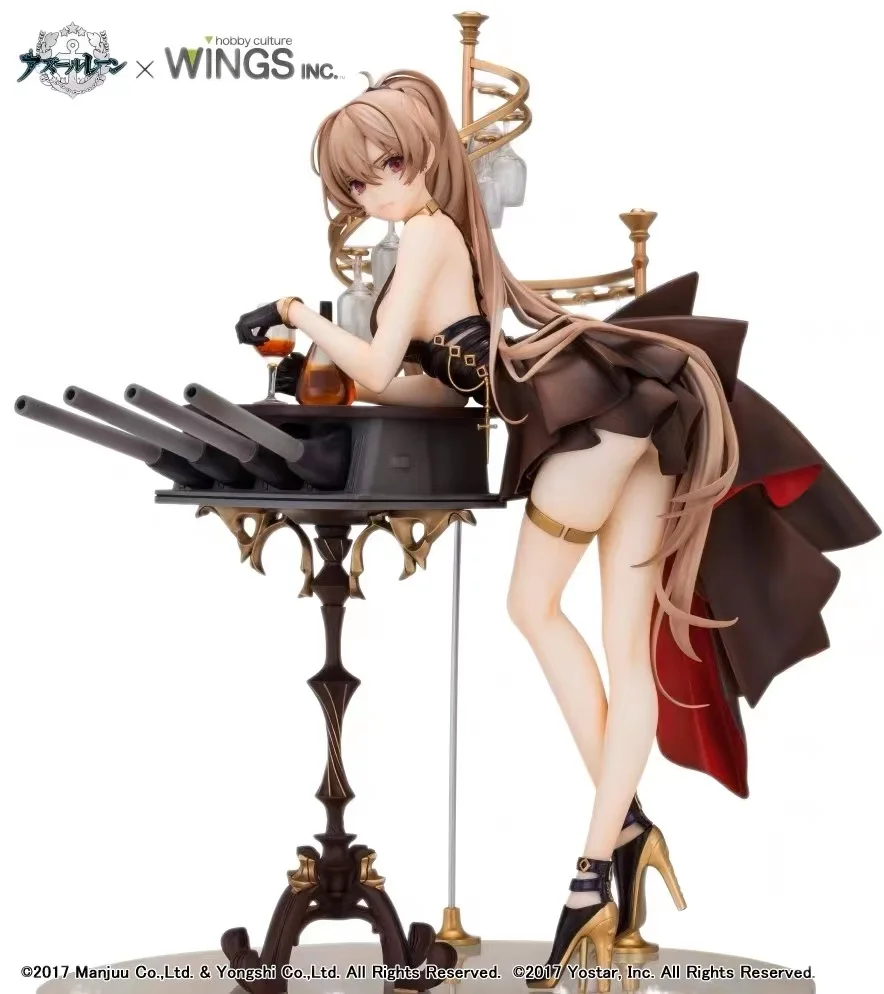 

100% Original Wings Azur Lane Jean Bart Dress Ver PVC Action Figure Collection Model Doll Toys