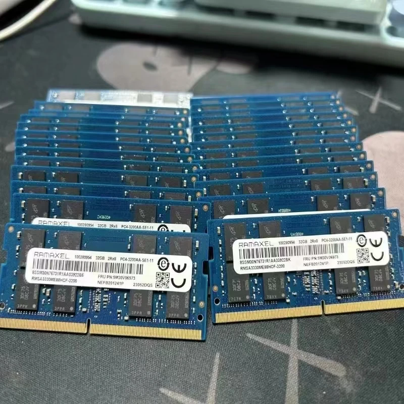 RAMAXEL RAMS DDR4 32GB 2Rx8 PC4-3200AA-SE1 память для ноутбука ddr4 32GB 3200MHz 1,2 v SODIMM память для ноутбука