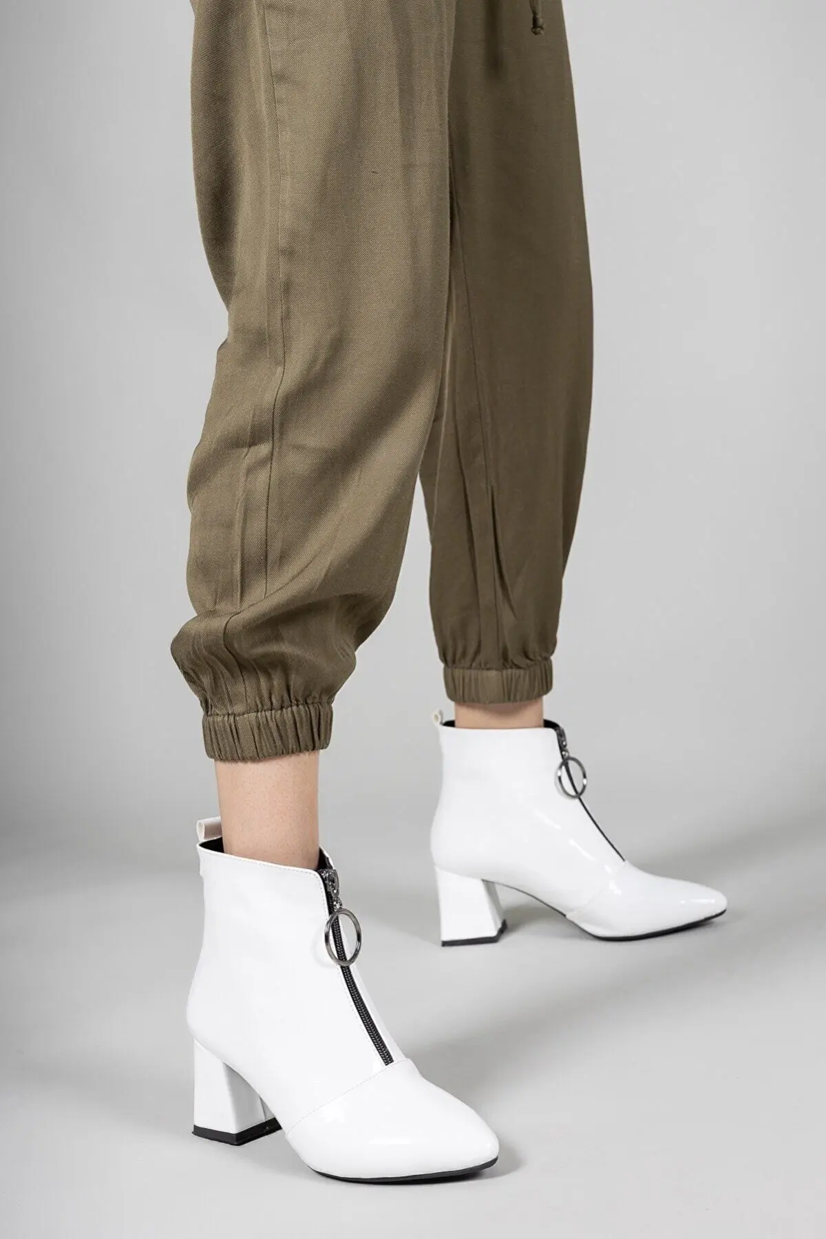 

Новинка 2022, осенне-зимняя обувь, женские ботинки, ботинки на среднем толстом каблуке для женщин, Bota Feminina 35-40 A40