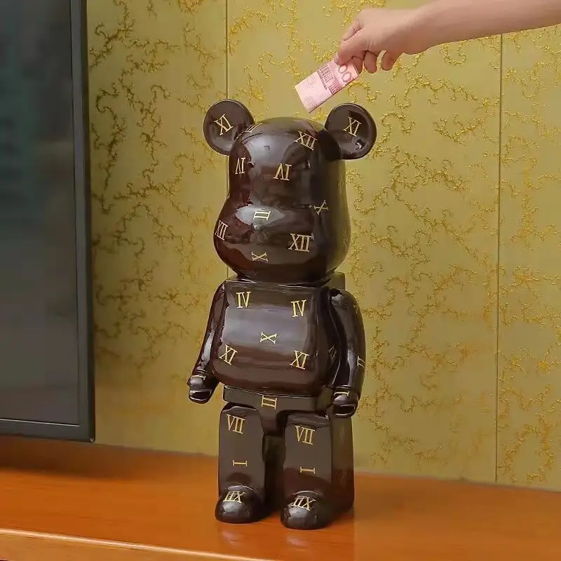 

Statue Sculpture Children Birthday Gifts 27/35cm 400% Bearbrick Bear@Brick Bear Model Figure Resin Paint Dolls Kids Toys