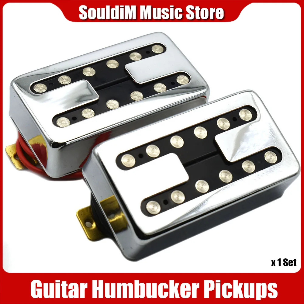 

1Set Double Coil Guitar Sealed Humbucker Pickups Pick-ups for LP Electric Guitars Neck Bridge Pickup with Mounting Screws