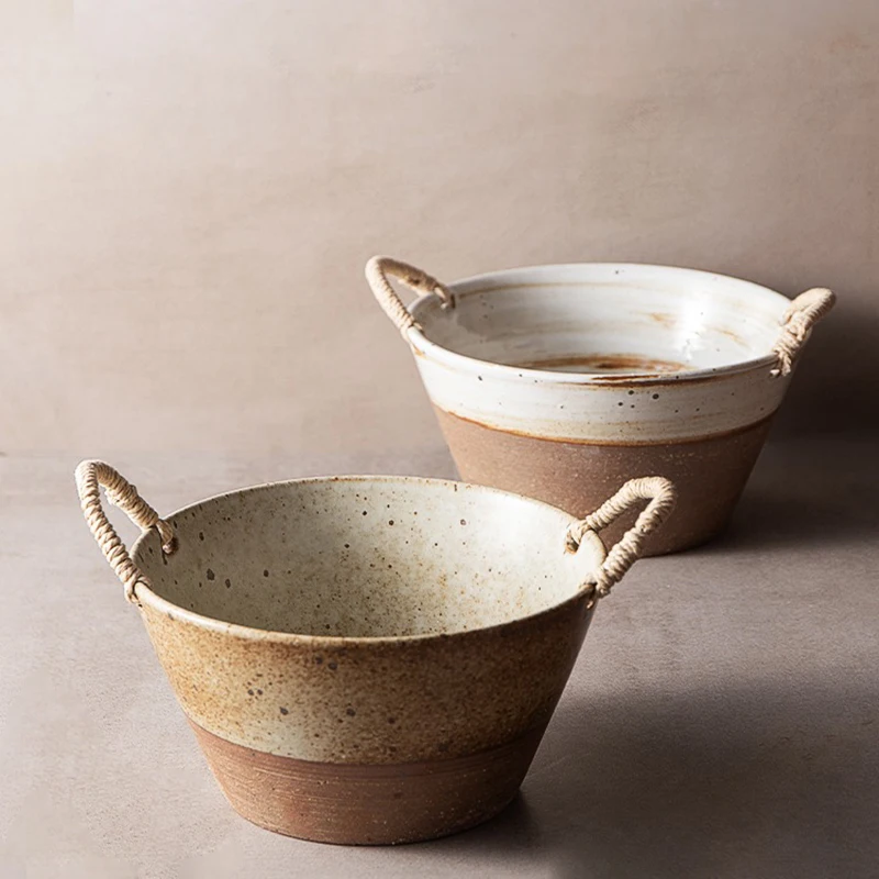 1 шт. большая бинауральная пеньковая веревка в японском стиле для супа фруктов