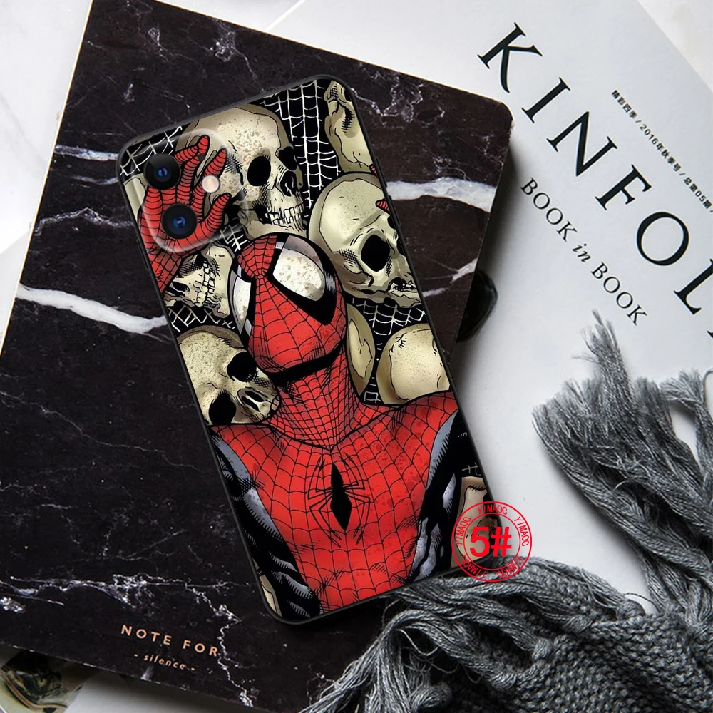 Крутой мягкий чехол Человек-паук для Huawei Y5P Y6P Y7A Y8P Y9A Y6 Y7 Y8S Y9S Y9 Nova 9 9I 4E 5T 7 Mate 10 Lite 20 Pro