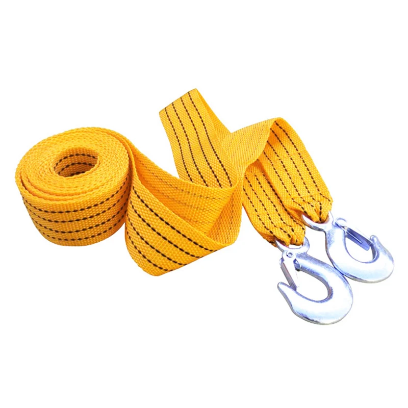 

Towing Rope High Strength Car Tow Rope Fluorescent Yellow Tow Rope Tow Strap Bumper Trailer Car Safety Accessries