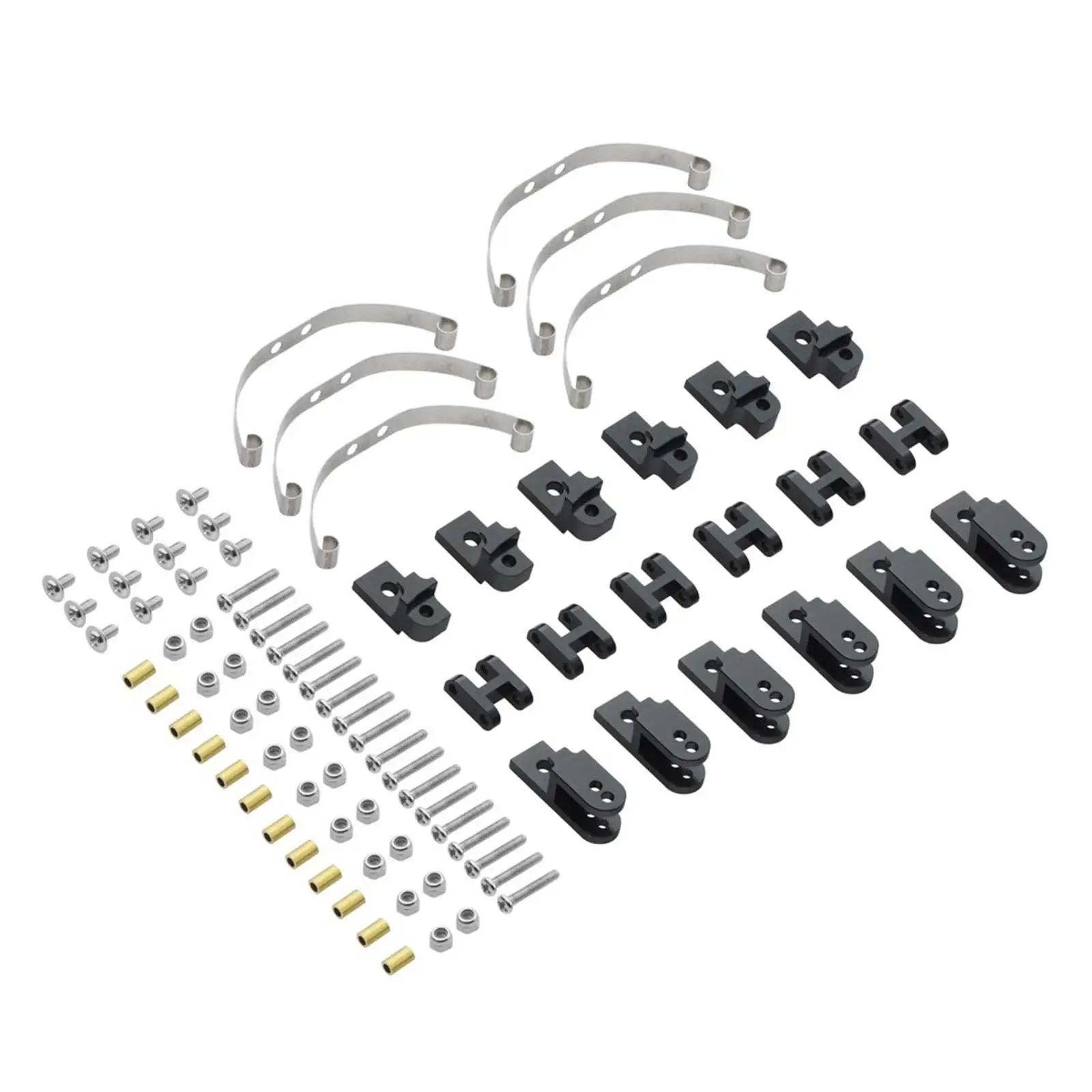 

1/16 RC Crawler Car Leaf Spring Set, 1/16 RC Car Accessories Parts, Shock Absorber for B36 B16 Q63 Q75 RC Crawler Parts