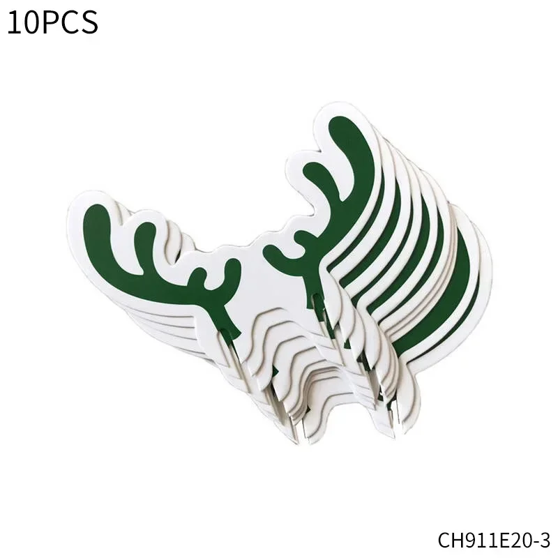 

Набор из 10 картонных украшений для бутылок вина