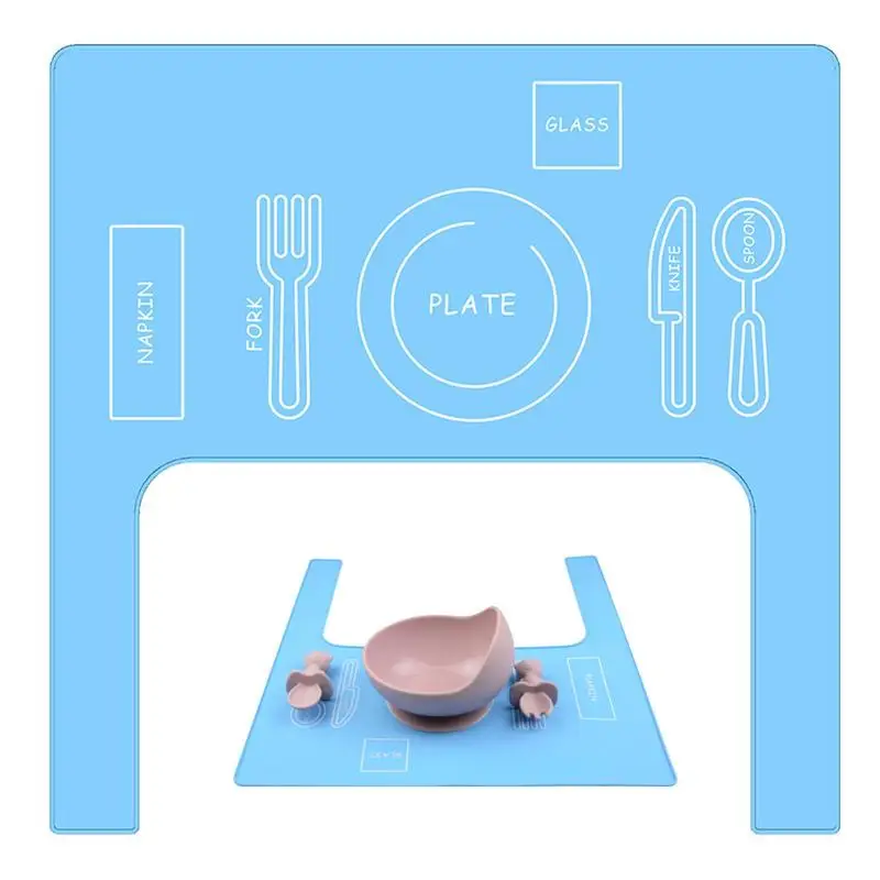 

Baby Placemat For High Chair Non-slip Baby Food Mat High Chair Accessories Reusable Placemats For Toddlers And Babies To Eat