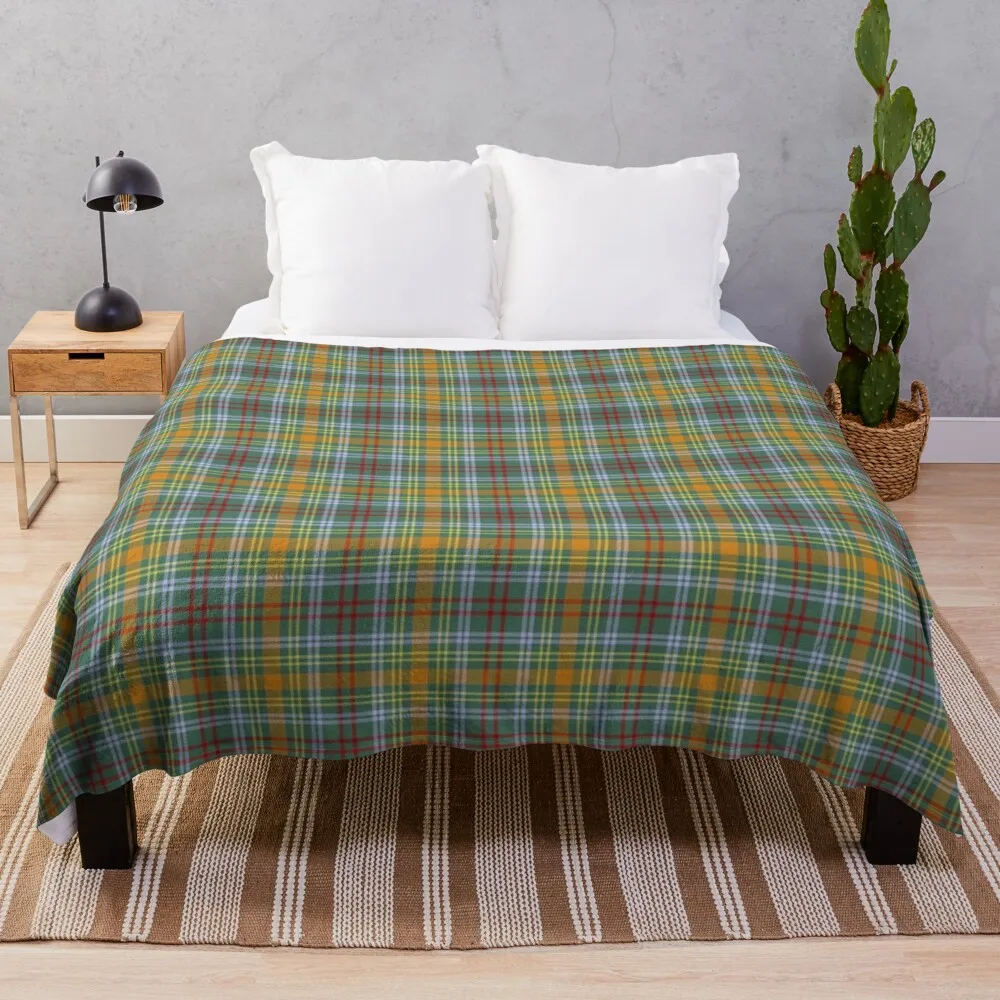 

O'Brien Tartan Pattern Colorful Irish Plaid Throw Blanket flannel blanket plush blankets Blanket for sofa luxury blanket