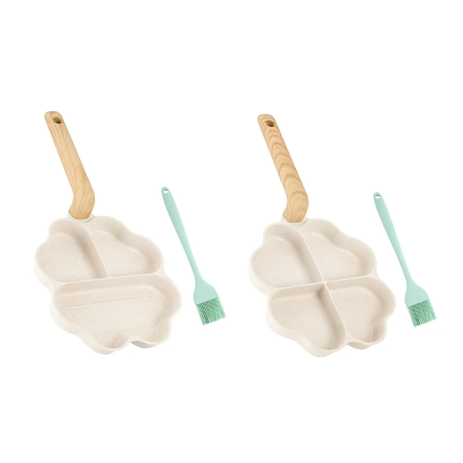 

Egg Frying Pan Breakfast Frying Pan Heat Resistant Handle Multipurpose Egg Cooker Pan for Frying Cooking Kitchen Steak Omelet