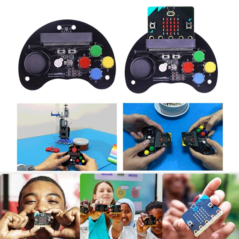 

BBC-Micro:bit Expansion Board Programmable Remote Control Game Joystick Microbit Handle DIY Electronic Kit for Robot Car F19E