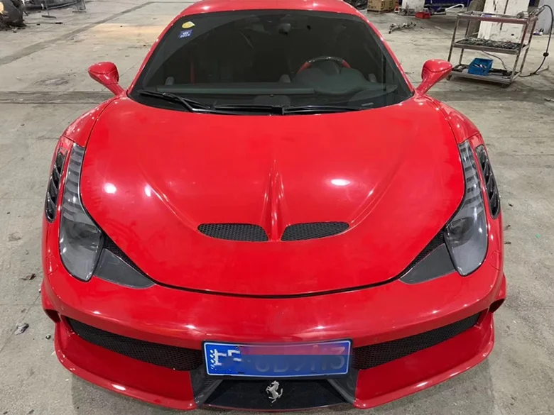 Для 2011-2014 Ferrari 458 с модернизированным покрытием из углеродного волокна SP