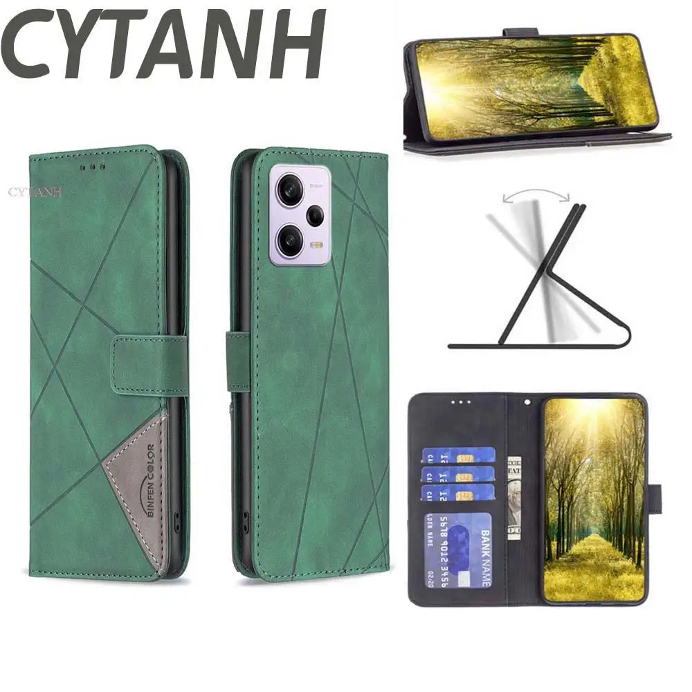 

Чехол-бумажник с откидной крышкой для Xiaomi Redmi Note 10