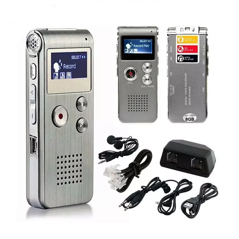 

Portable mini voice recorder mini digital sound Voice recorder 8gb Telephone recorder dictaphone MP3 Player With WAV MP3 Player