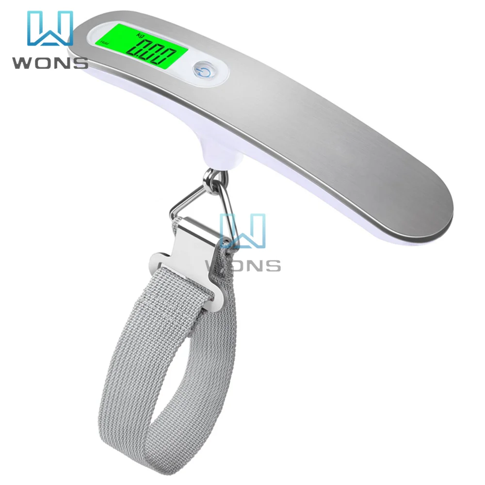 

50kg x 10g Digital LCD Luggage Scale Portable Electronic Scale Weight Balance suitcase Travel Hanging Steelyard Hook scale