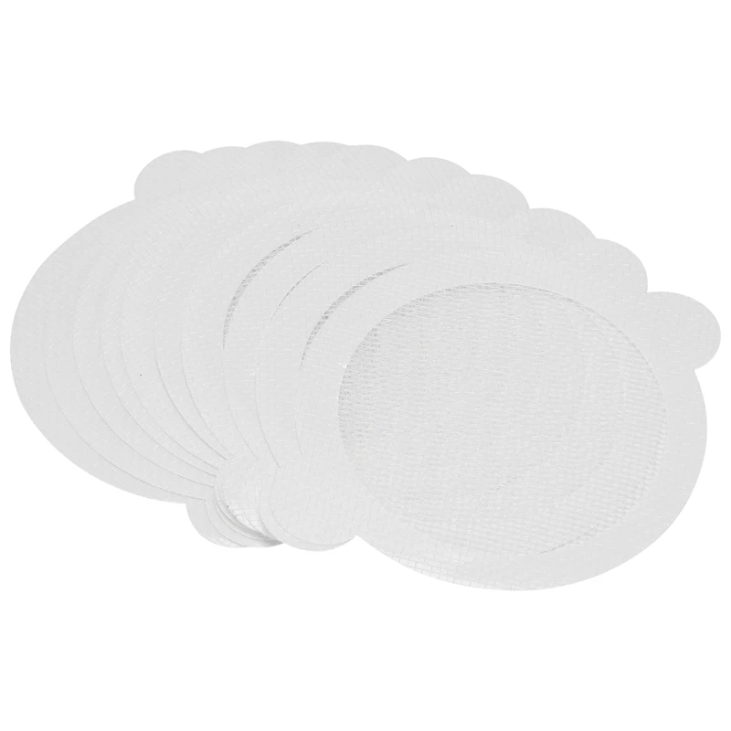 

Shower Drain Hair Catcher 50 PCS,Disposable Shower Drain Hair Catcher Mesh Stickers Drain Cover Drain Stopper 4 Inch