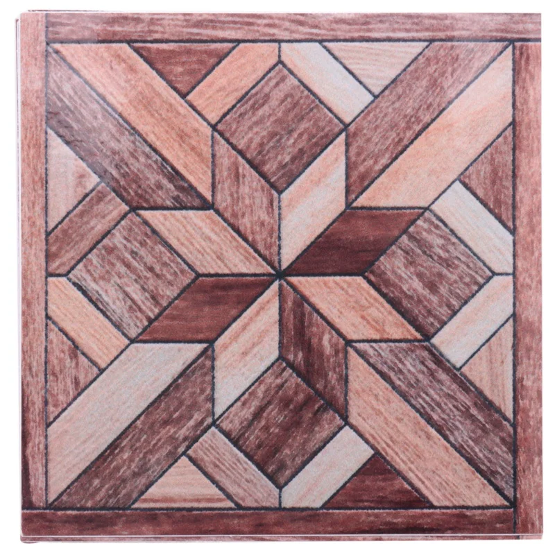 Продвижение! 20 штук нашлепок с древесной текстурой для плитки. Самоклеющиеся плитки искусства для диагонального 3D-пола в ванной комнате и на кухне.