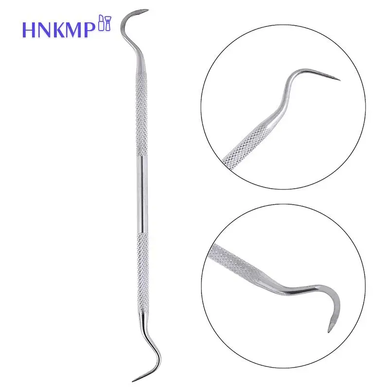 

1 pc Double-ended Design Tooth Scaler Dentistry Instrument Dental Examine Teeth Cleaning Tool Stainless Steel Tooth Care Tool