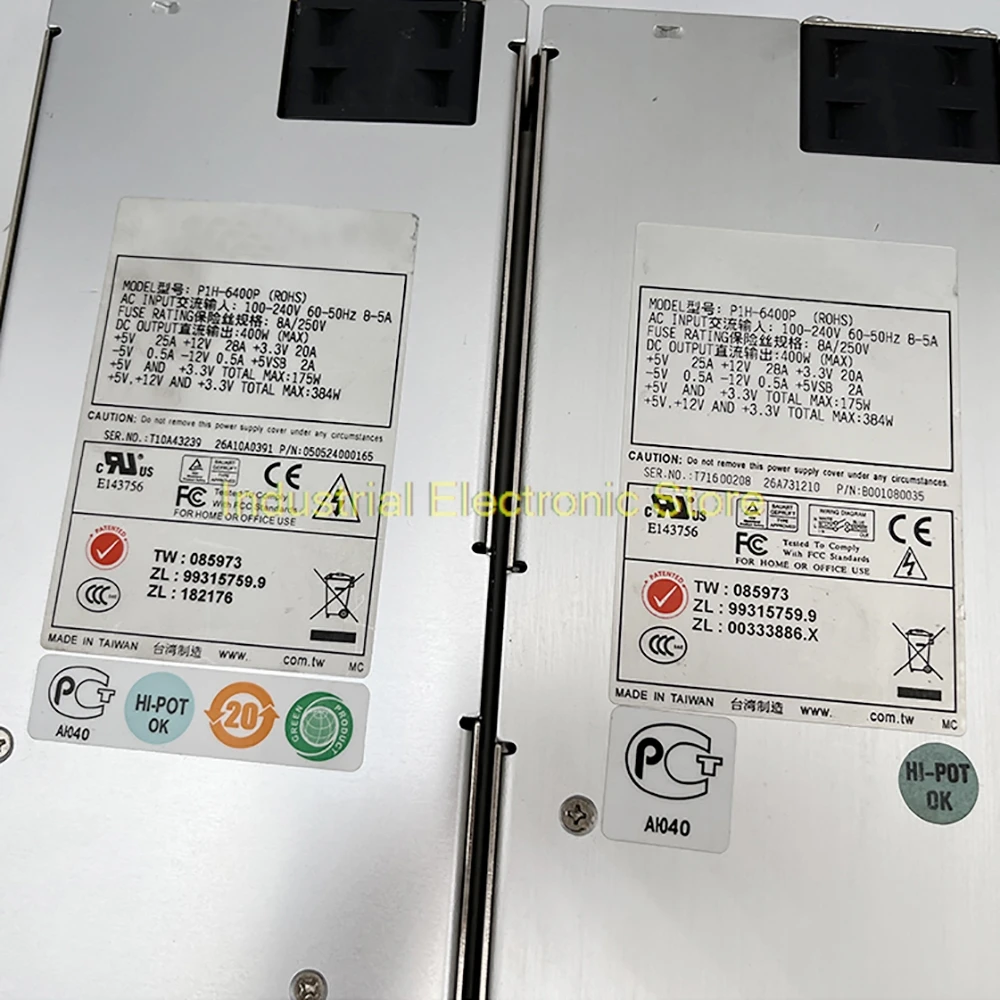 1 шт. для серверного блока питания Zippy P1H-6400P 1U 400 Вт