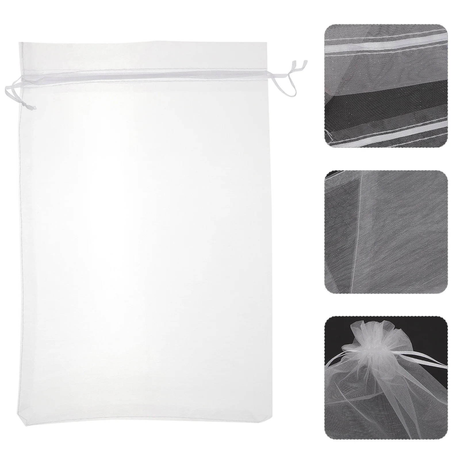 

Fruit Protection Netting Barrier Mesh Garden Covers Grape Mango Tree Tomato Insect Organza Protector Drawstring Bug Bird