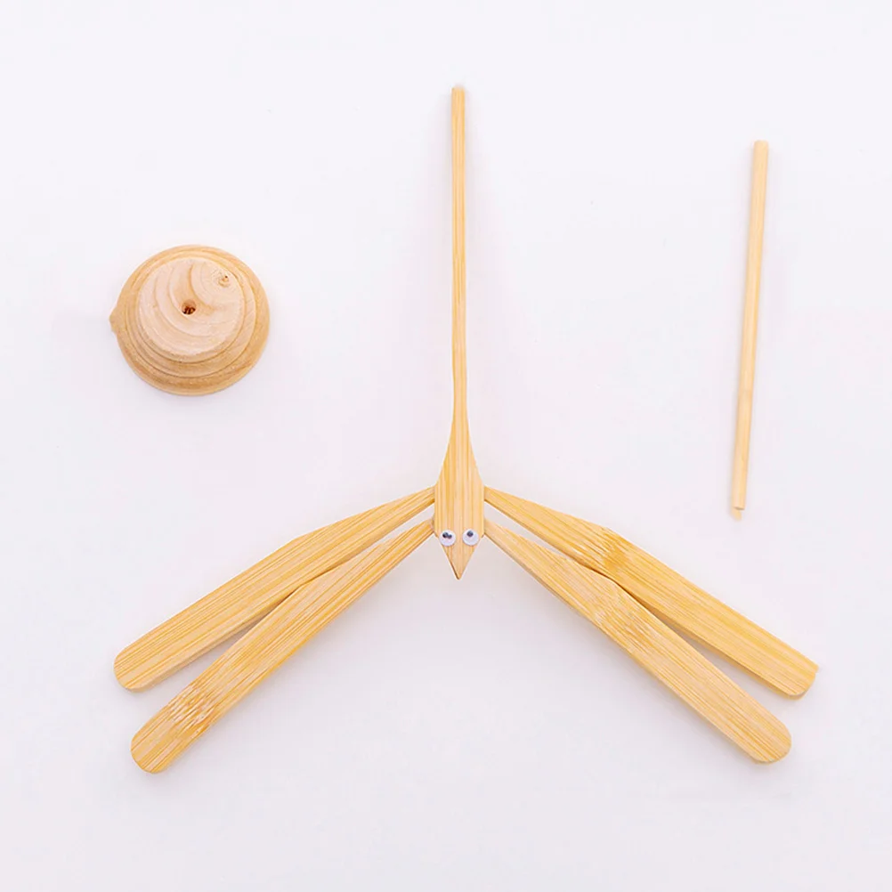 2 шт. штабелируемые блоки игра бамбуковая стрекоза детские игрушки баланс