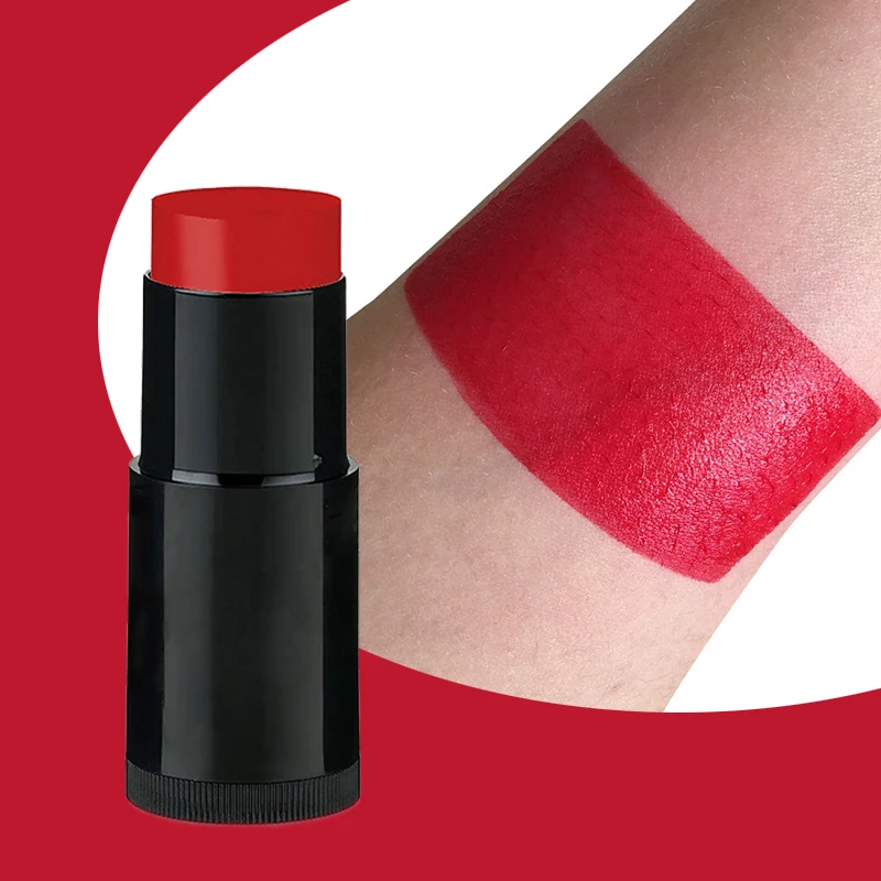 

Red Face Paint Stick Eye Black Sticks for Sports Non Toxic Makeup For Ghost Skeleton Halloween Costume Cosplay