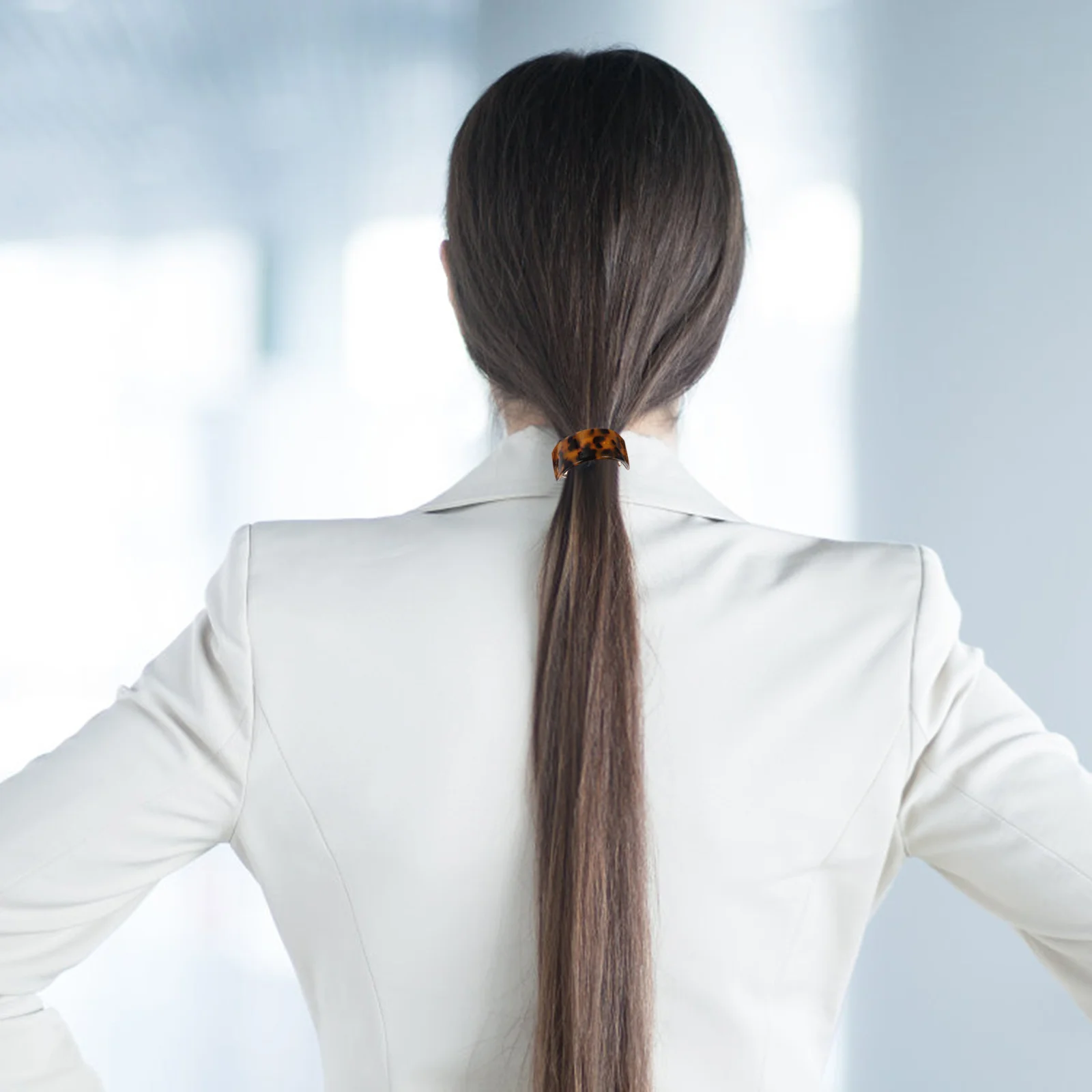 

3 Pcs Clamp Hair Clips Women Headdress Accessories Resin Headgear Semicircle Women's French