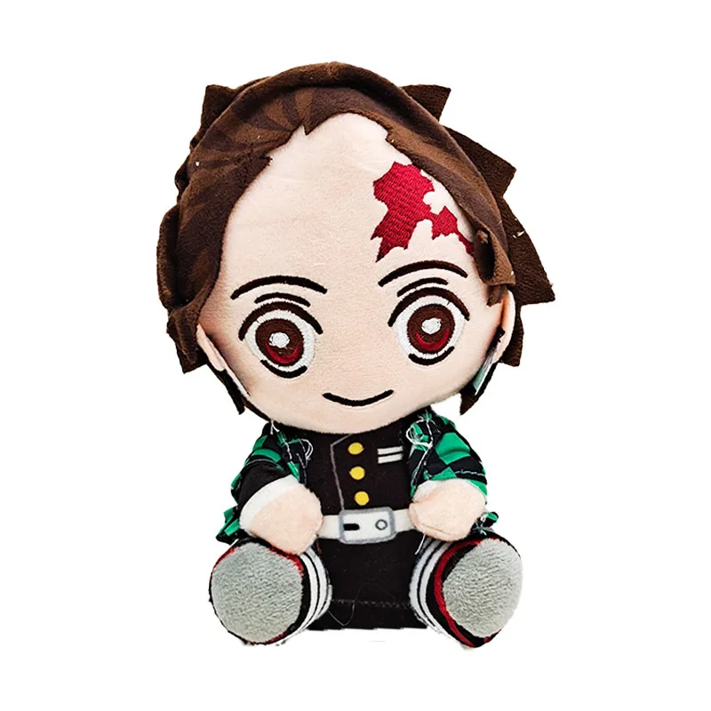 Фото Аниме рассекающий демонов киметсу No Yaiba Kamado Tanjirou Nezuko Rengoku плюшевая кукла подушка Kawaii мягкая игрушка детский подарок №2
