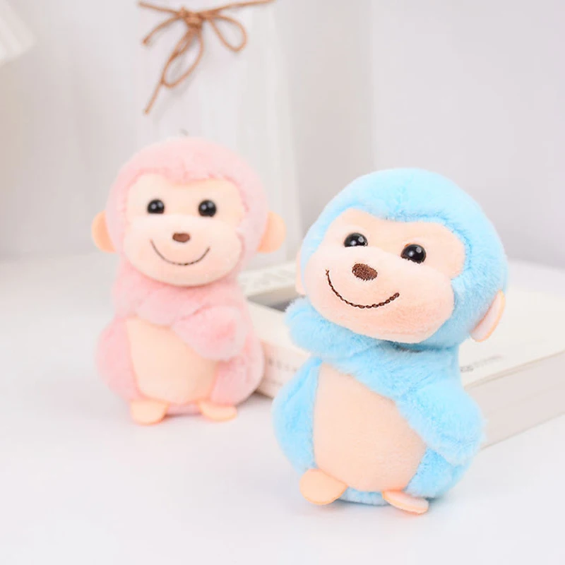 

Cute Plush Rabbit Pendant Keychain Plush Cartoon Monkey Animal Key Ring Ladies Car Key Pendant Girl Bag Ornament Decoration