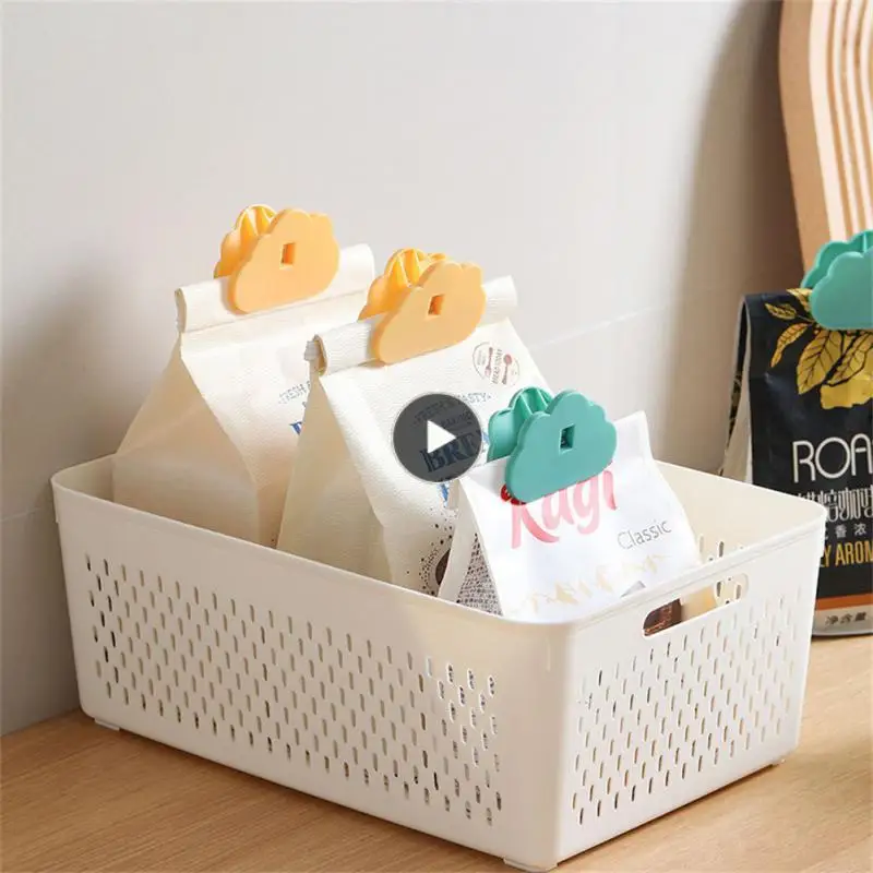 Портативные зажимы для сумок кухонные хранения закусок герметик в форме облака