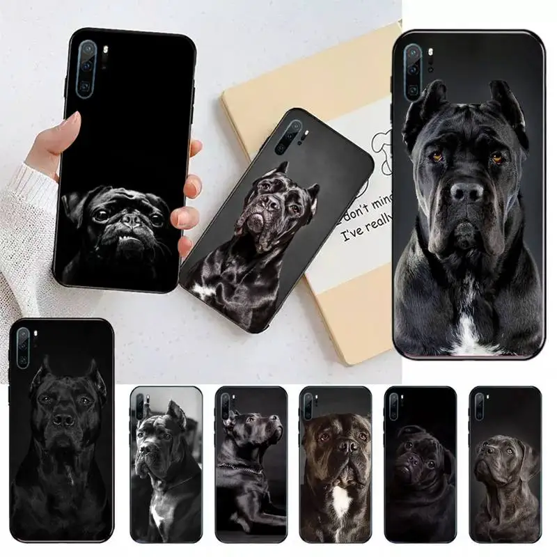 

Italian Cane Corso Mastiff Dogs Phone Case For Huawei honor Mate 10 20 30 40 i 9 8 pro x Lite P smart 2019 Y5 2018 nova 5t